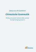 Cover: Chinesische Grammatik - Literaricon Verlag