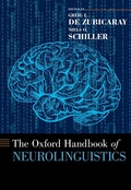 Cover: The Oxford Handbook of Neurolinguistics - OUP eBook