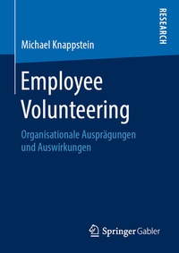 Abbildung von: Employee Volunteering - Springer Gabler