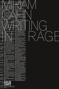 Abbildung von: Miriam Cahn. WRITING IN RAGE - Hatje Cantz Verlag