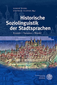 Abbildung von: Historische Soziolinguistik der Stadtsprachen - Universitätsverlag Winter