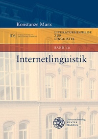 Abbildung von: Internetlinguistik - Universitätsverlag Winter