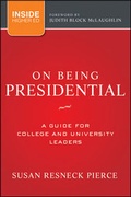 Cover: On Being Presidential - Jossey-Bass