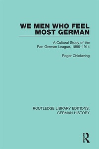 Enlarge image Cover: We Men Who Feel Most German - Routledge