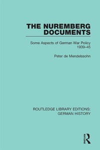 Enlarge image Cover: The Nuremberg Documents - Routledge
