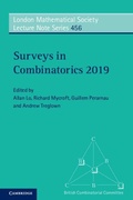 Cover: Surveys in Combinatorics 2019 - Cambridge University Press