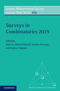 Enlarge image Cover: Surveys in Combinatorics 2019 - Cambridge University Press