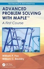 Cover: Advanced Problem Solving with Maple - CRC Press