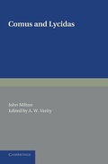 Cover: Comus and Lycidas - Cambridge University Press