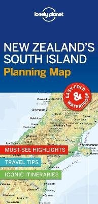 Abbildung von: Lonely Planet New Zealand's South Island Planning Map - Lonely Planet Global Limited