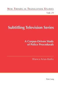 Abbildung von: Subtitling Television Series - Peter Lang Verlag