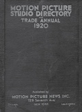 Cover: 1920 Motion Picture Studio Directory - Silver Creek Press