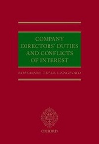 Abbildung von: Company Directors' Duties and Conflicts of Interest - OUP eBook