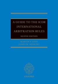 Abbildung von: A Guide to the ICDR International Arbitration Rules - OUP eBook