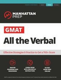 Enlarge image Cover: GMAT All the Verbal - Manhattan Prep Publishing