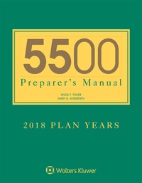 Abbildung von: 5500 Preparer's Manual for 2018 Plan Years - Aspen Publishers
