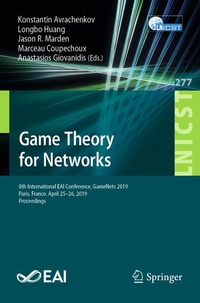 Enlarge image Cover: Game Theory for Networks - Springer