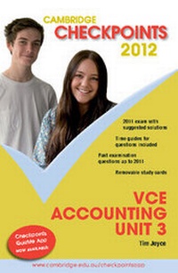 Abbildung von: Cambridge Checkpoints VCE Accounting Unit 3 2012 - Cambridge University Press