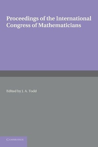 Abbildung von: Proceedings of the International Congress of Mathematicians - Cambridge University Press