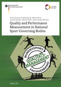 Cover: Quality and Performance Measurement in National Sport-Governing Bodies - Sportverlag Strau&szlig;