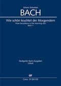 Cover: Wie sch&ouml;n leuchtet der Morgenstern (Klavierauszug) - Carus-Verlag