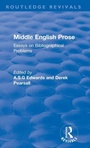 Cover: Middle English Prose - Routledge