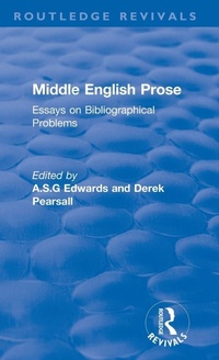 Enlarge image Cover: Middle English Prose - Routledge