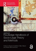 Cover: Routledge Handbook of Socio-Legal Theory and Methods - Routledge