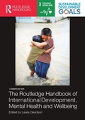 Cover: The Routledge Handbook of International Development, Mental Health and Wellbeing - Routledge