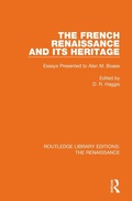 Cover: The French Renaissance and Its Heritage - Routledge