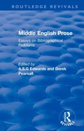 Cover: Middle English Prose - Routledge