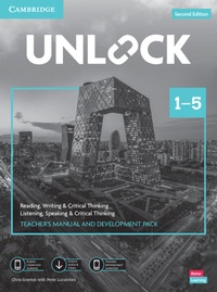 Enlarge image Cover: Unlock Levels 1-5 Teacher's Manual and Development Pack w/Downloadable Audio, Video and Worksheets - Cambridge University Press