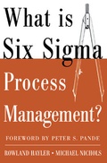 Cover: What is Six Sigma Process Management? - McGraw-Hill Professional