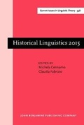 Cover: Historical Linguistics 2015 - John Benjamins Publishing Co