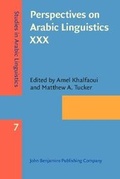 Cover: Perspectives on Arabic Linguistics XXX - John Benjamins Publishing Co