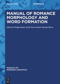 Cover: Manual of Romance Morphology and Word Formation - De Gruyter