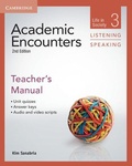 Cover: Academic Encounters Level 3 Teacher's Manual Listening and Speaking - Cambridge University Press