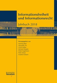 Enlarge image Cover: Informationsfreiheit und Informationsrecht - Lexxion Verlagsgesellschaft