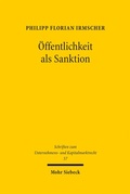 Bild: &Ouml;ffentlichkeit als Sanktion - Mohr Siebeck