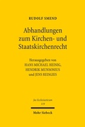 Cover: Abhandlungen zum Kirchen- und Staatskirchenrecht - Mohr Siebeck