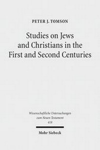 Abbildung von: Studies on Jews and Christians in the First and Second Centuries - Mohr Siebeck
