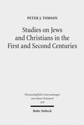 Cover: Studies on Jews and Christians in the First and Second Centuries - Mohr Siebeck