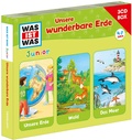 Cover: WAS IST WAS Junior 3-CD H&ouml;rspielbox. Unsere wunderbare Erde - Tessloff Verlag Ragnar Tessloff GmbH & Co. KG