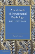 Bild: A Text-Book of Experimental Psychology: Volume 1, Text-Book - Cambridge University Press