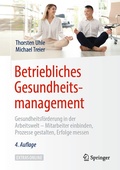 Cover: Betriebliches Gesundheitsmanagement - Springer