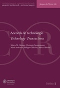 Cover: Accords de technologie / Technology Transactions - Schulthess Juristische Medien