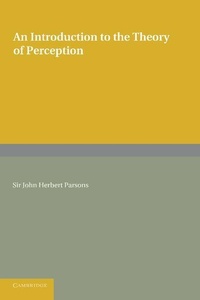 Enlarge image Cover: An Introduction to the Theory of Perception - Cambridge University Press