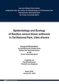 Abbildung von: Epidemiology and Ecology of Bacillus cereus biovar anthracis in Taï National Park, Côte d'Ivoire - Mensch & Buch