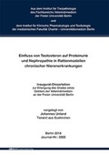 Bild: Einfluss von Testosteron auf Proteinurie und Nephropathie in Rattenmodellen chronischer Nierenerkrankungen - Mensch & Buch