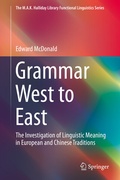 Cover: Grammar West to East - Springer